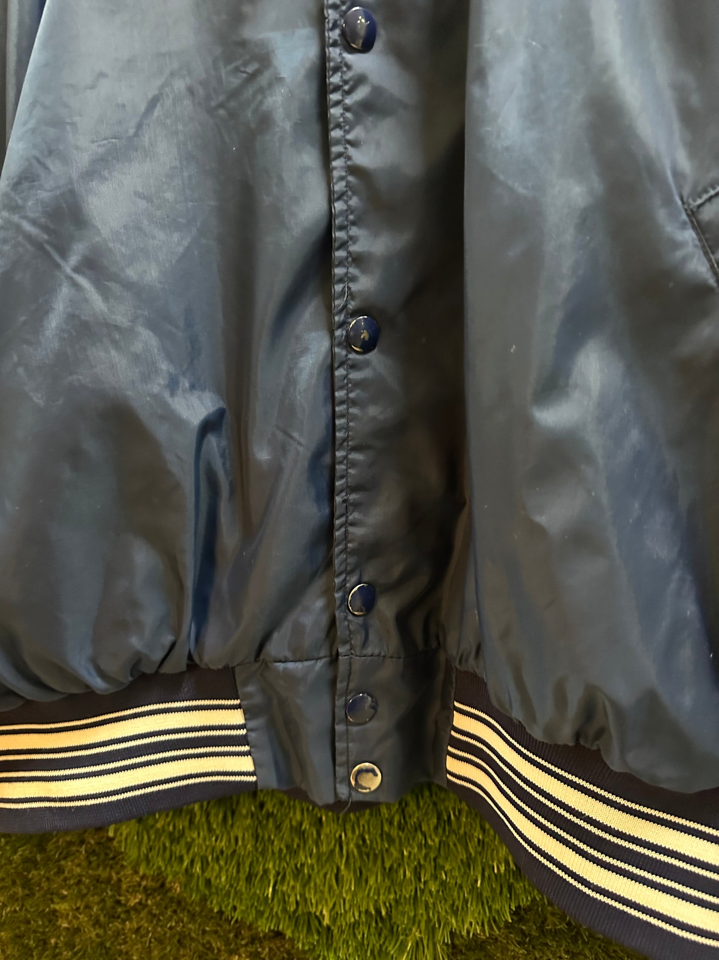 80s George Richards Navy Light Jacket - XL