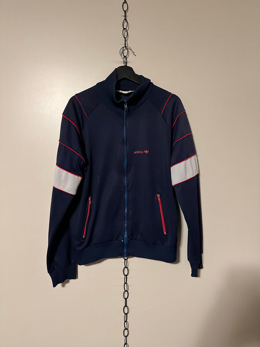 80s Adidas Zip-up Track Jacket - L