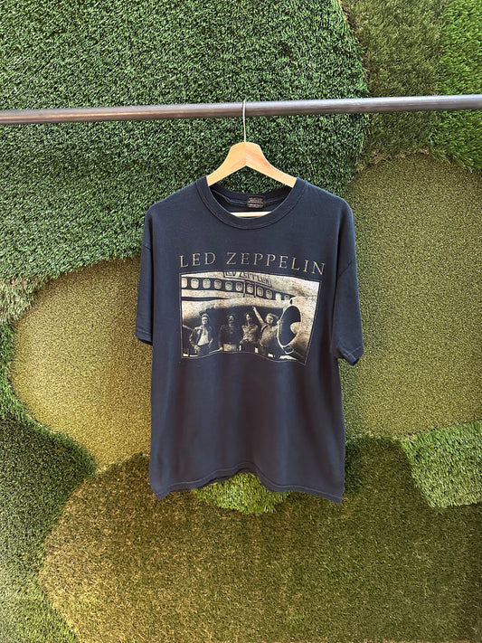 00s Led Zeppelin Plane T-shirt - L