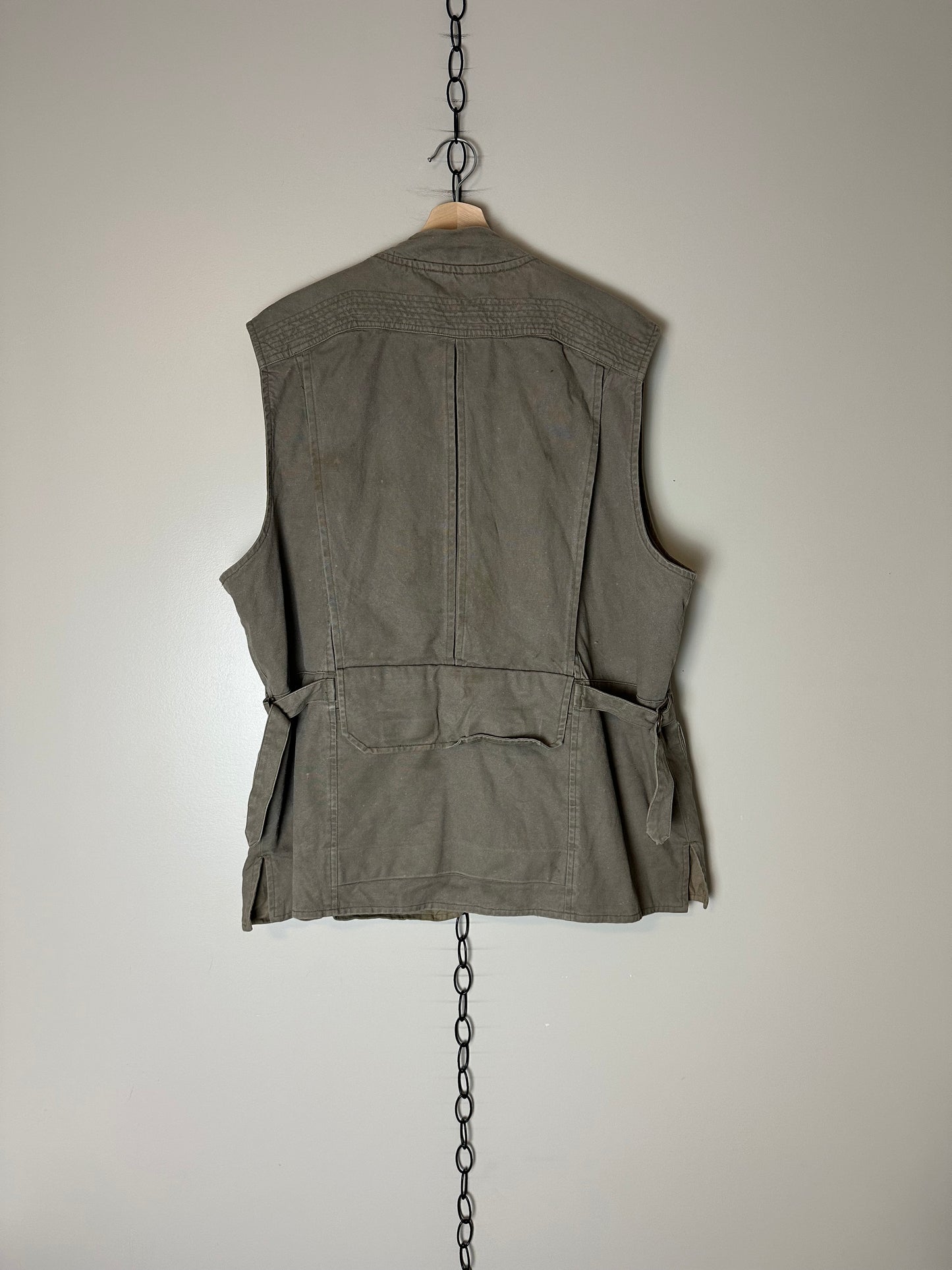 90s Misty Mountain Utility Vest - L