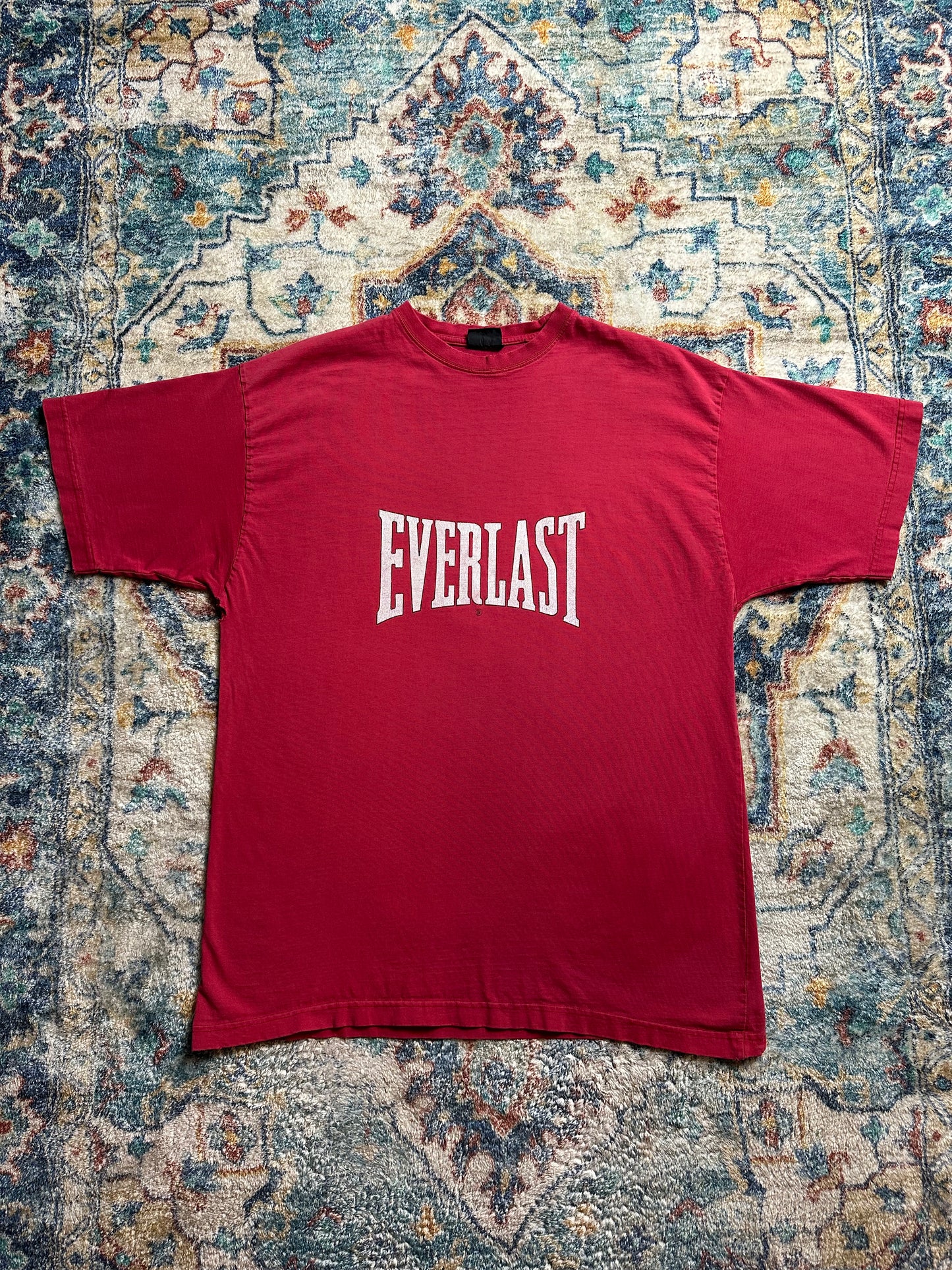 90s Everlast Spellout T-shirt - XL