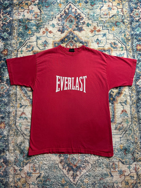90s Everlast Spellout T-shirt - XL