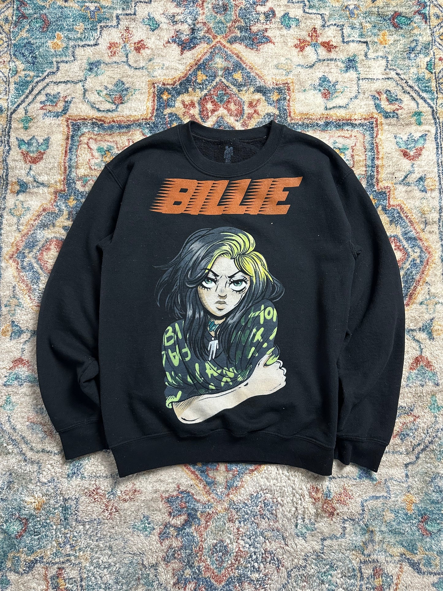 Billie Eillish Pullover Crewneck - M