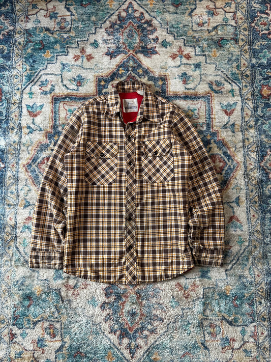 80s Sears Wearmaster Plaid Flannel Jacket - M