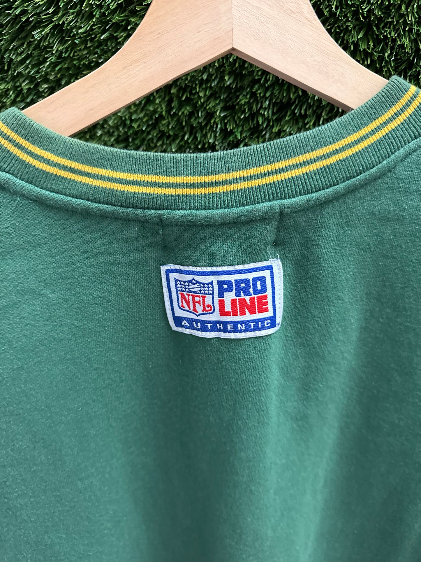 Vintage Green Bay Packer Sweatshirt Vest - XXL