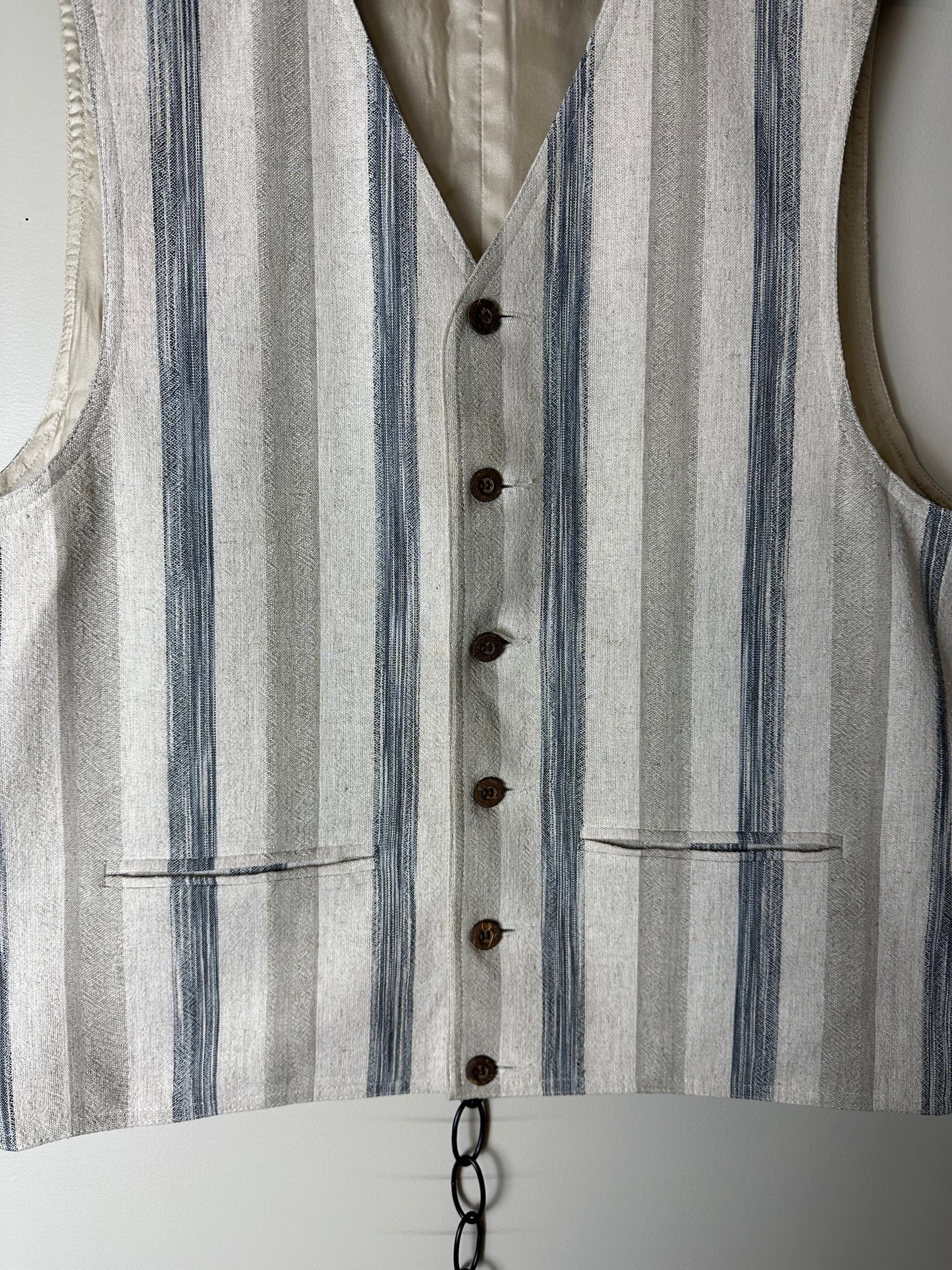 Vintage Tyee Canadian Made Pinstripe Vest - M