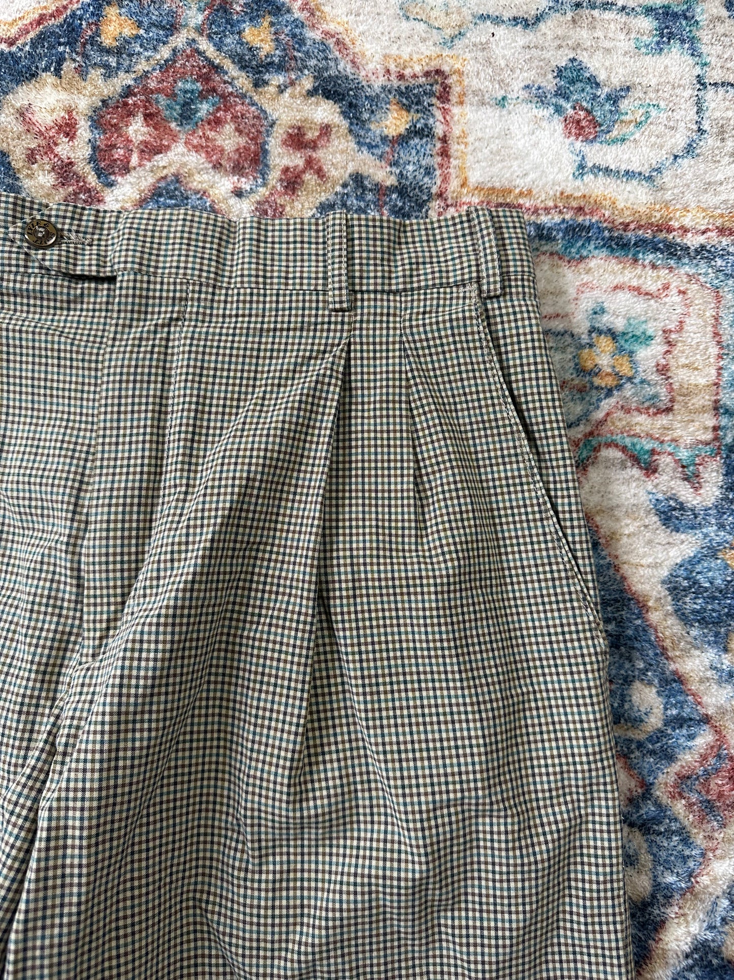 90s Lyle&Scott Plaid Shorts - 31