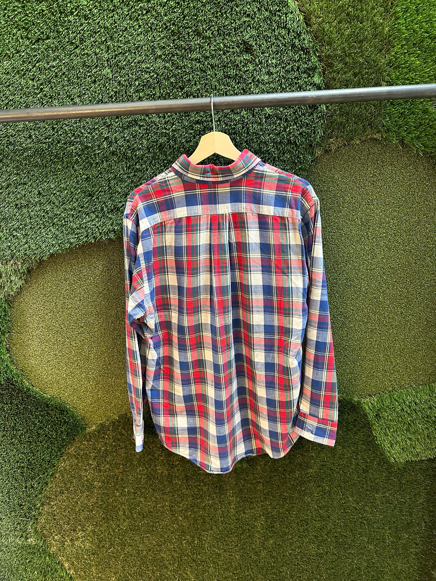 90s Eddie Bauer Bainbridge Plaid Flannel - M