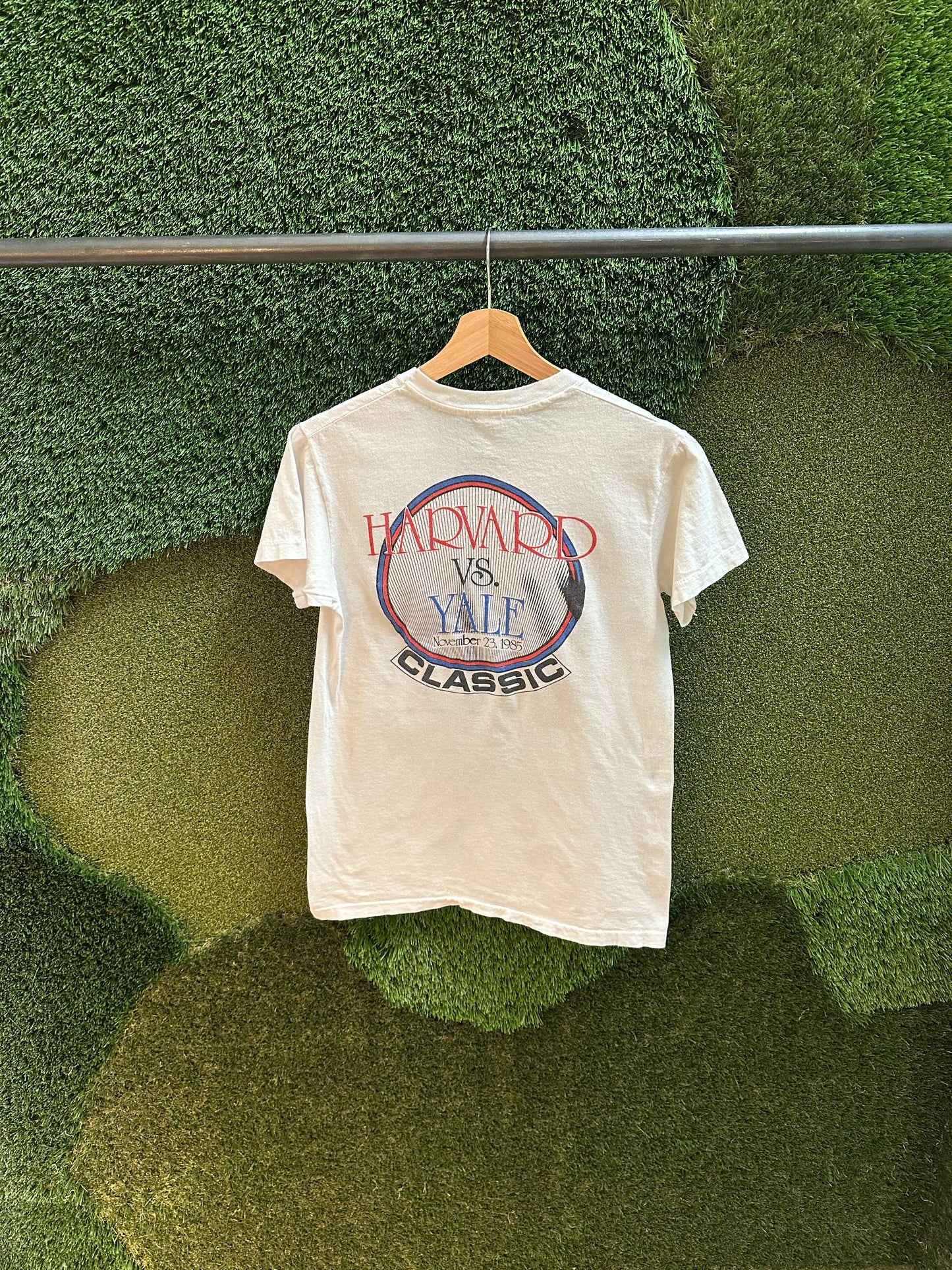 80s Harvard Vs Yale Classic T-shirt - S