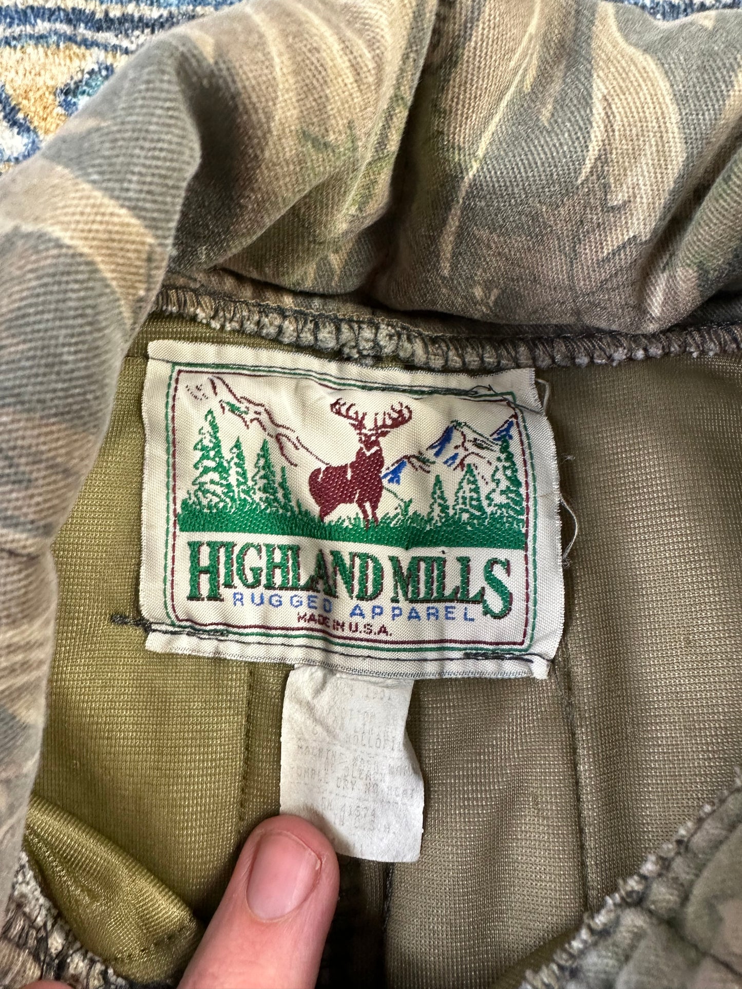 90s Smokey Branch Highland Mills Camouflage Jumpsuit - S
