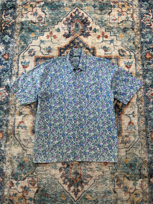 90s P.S Company Floral Button-up Shirt - M