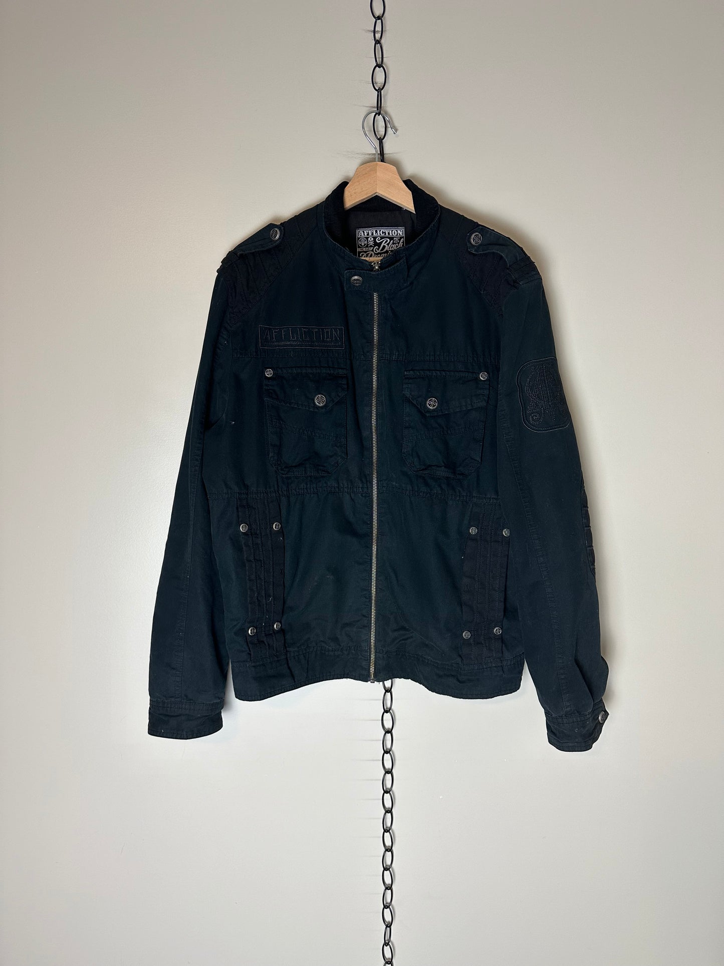 00s Affliction Zip-up Jacket - L