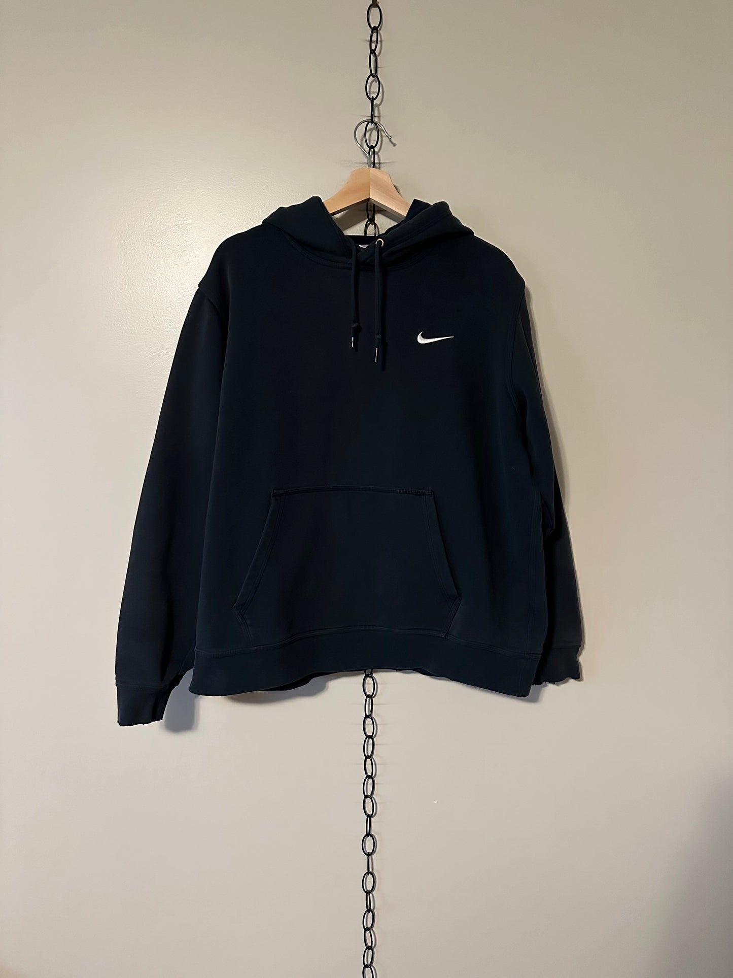 Nike Black Logo Hoodie - XL