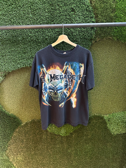 00s Megadeath Band T-shirt - L