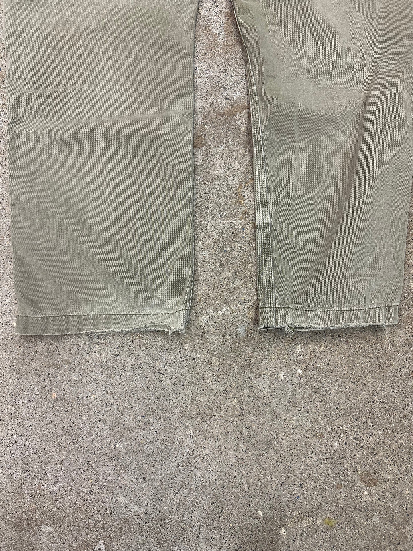 00s Carhartt Faded Green Carpenter Workwear Pants - 40