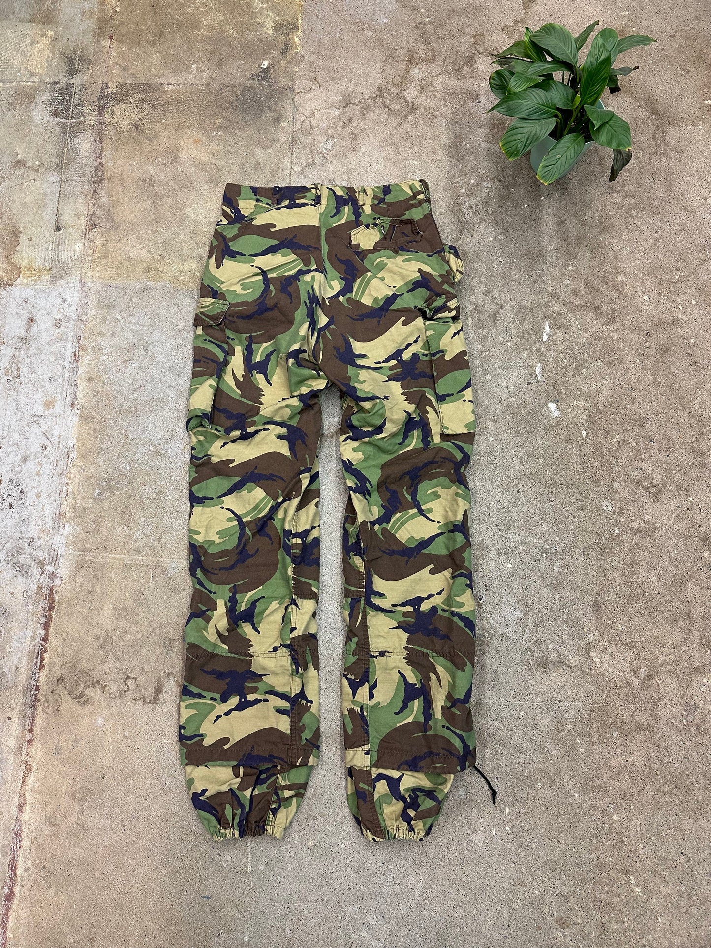 80s Camouflage Military Pants - 32