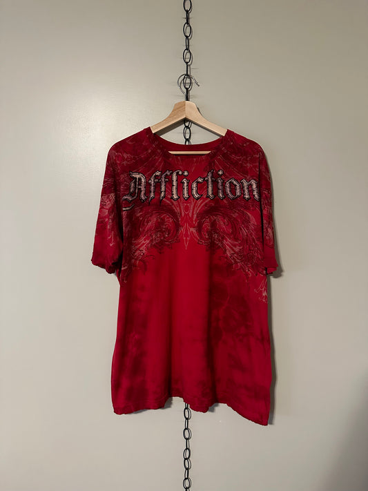 00s Affliction T-shirt - XXL