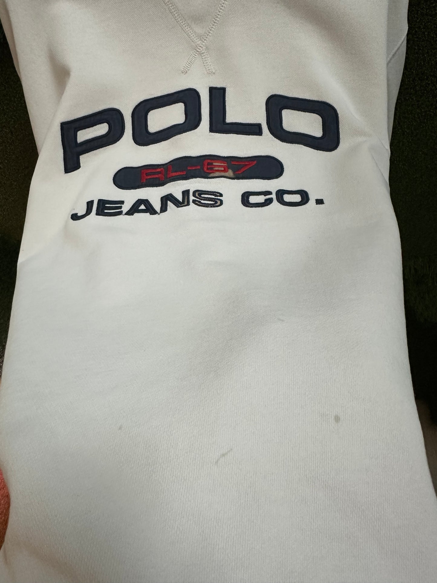 00s Polo Jeans Co Spellout Crewneck - XL