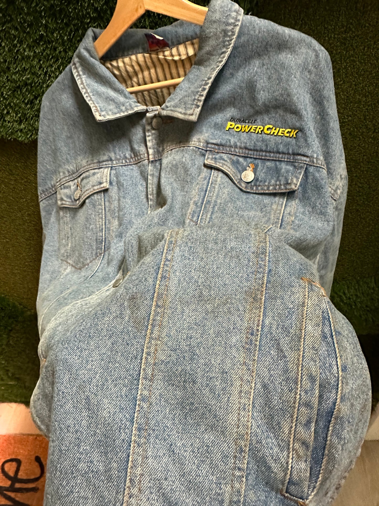 90s Duracell Powercell Denim Jacket - XL