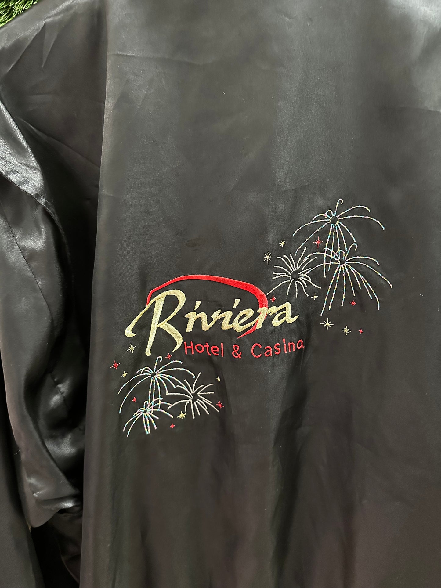 Vintage Riviera Satin Jacket - XXL