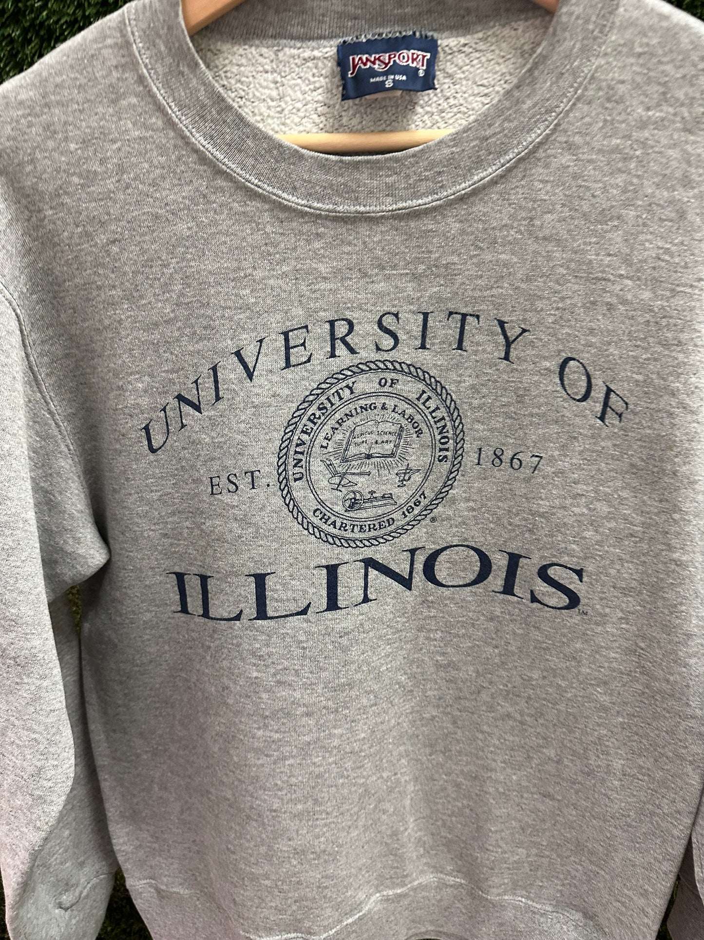 Vintage NCAA University Of Illinois Collegiate Crewneck - S