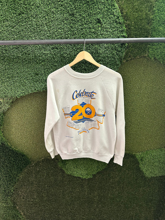 Vintage NHL Buffalo Sabres 20 Years Crewneck - M