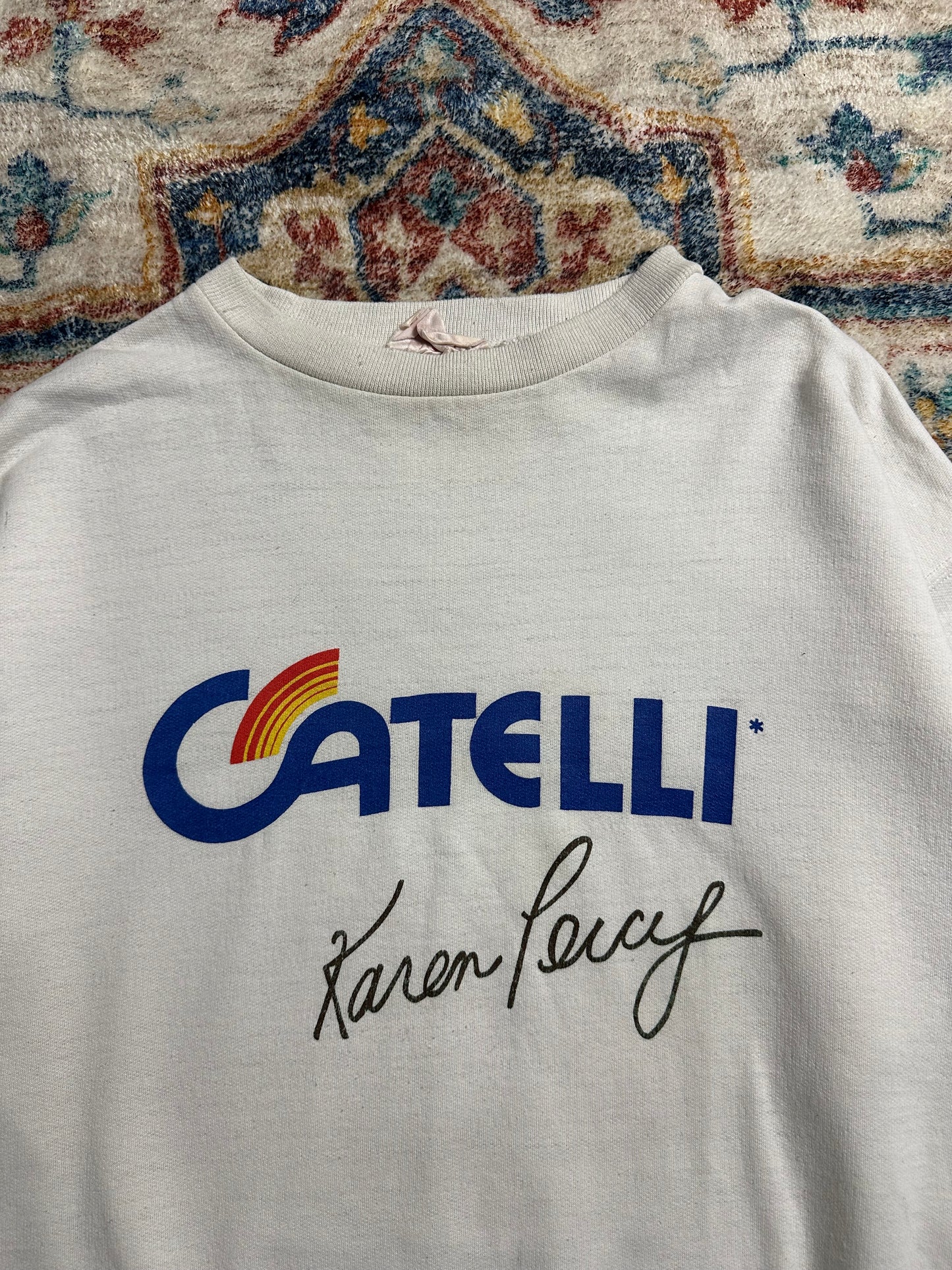 80s Catelli Pasta Logo Crewneck - L