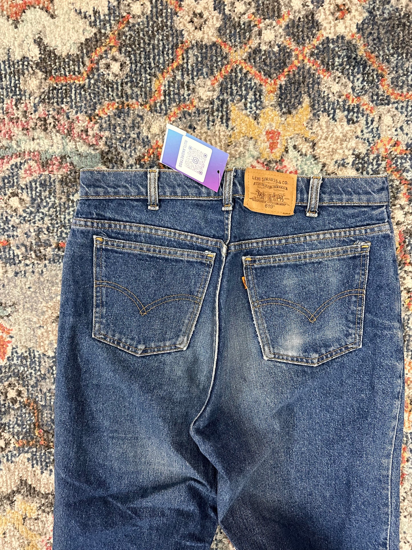 Vintage Levi’s 619 Orange Tab Jeans - 32