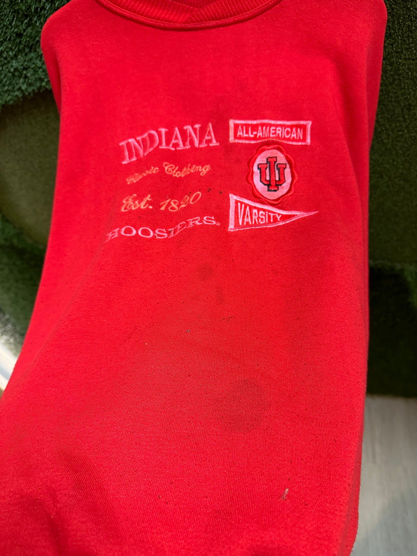 90s NCAA Indiana Hoosiers Crewneck - XL