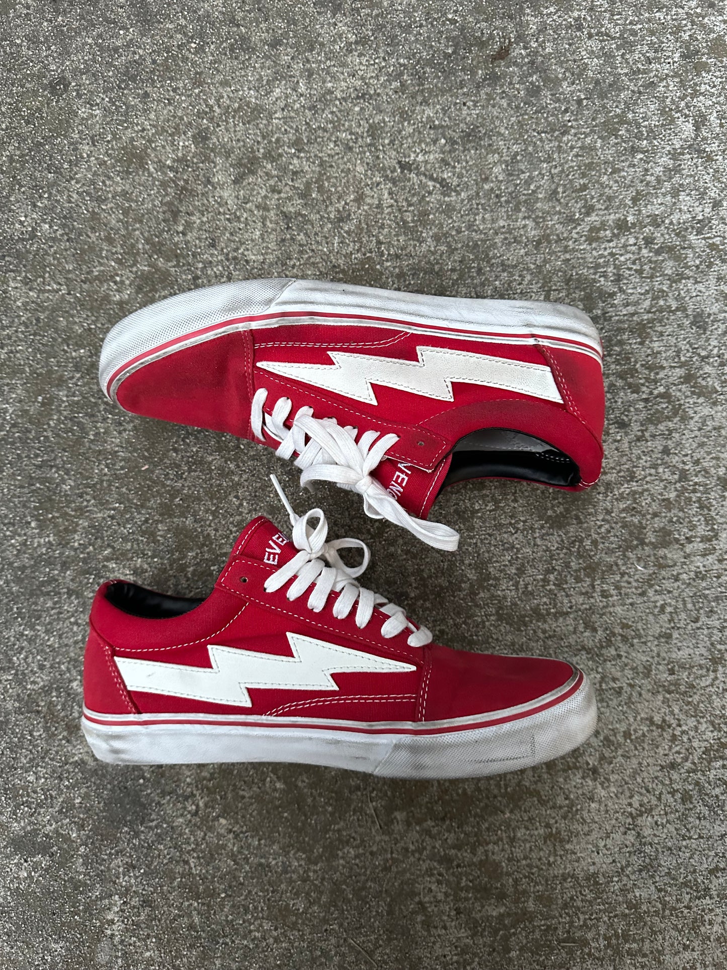 Revenge X Storm Red Low Top Shoes - 9