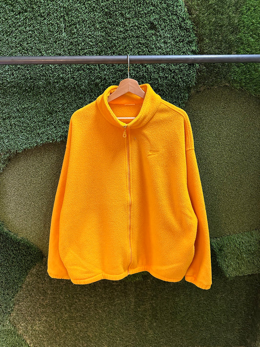 90s Speedo Zip-up Yellow Fleece - XXL