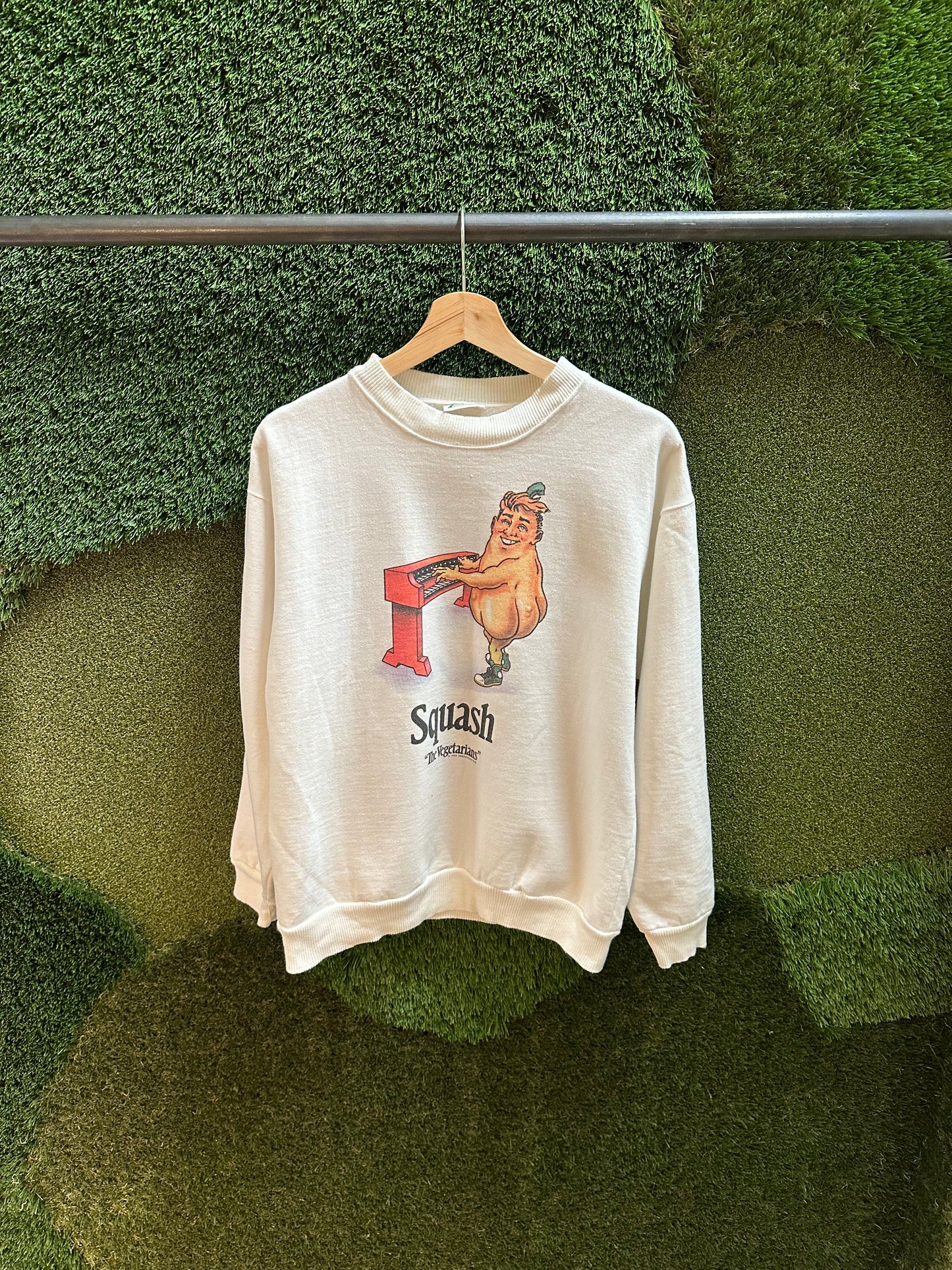 80s The Vegetarians Squash Crewneck - M