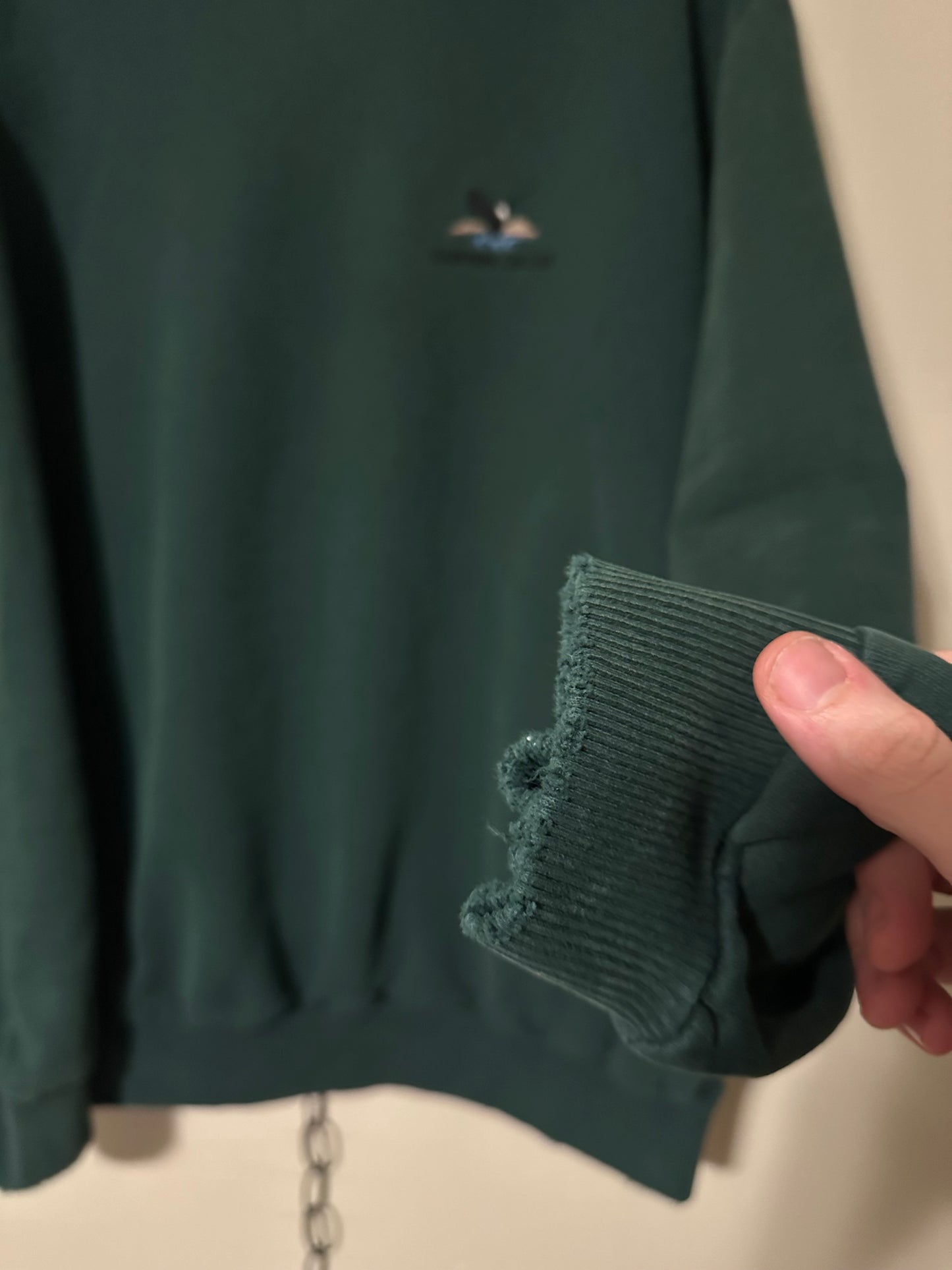 Vintage Canyon Creek Forrest Green Crewneck - L