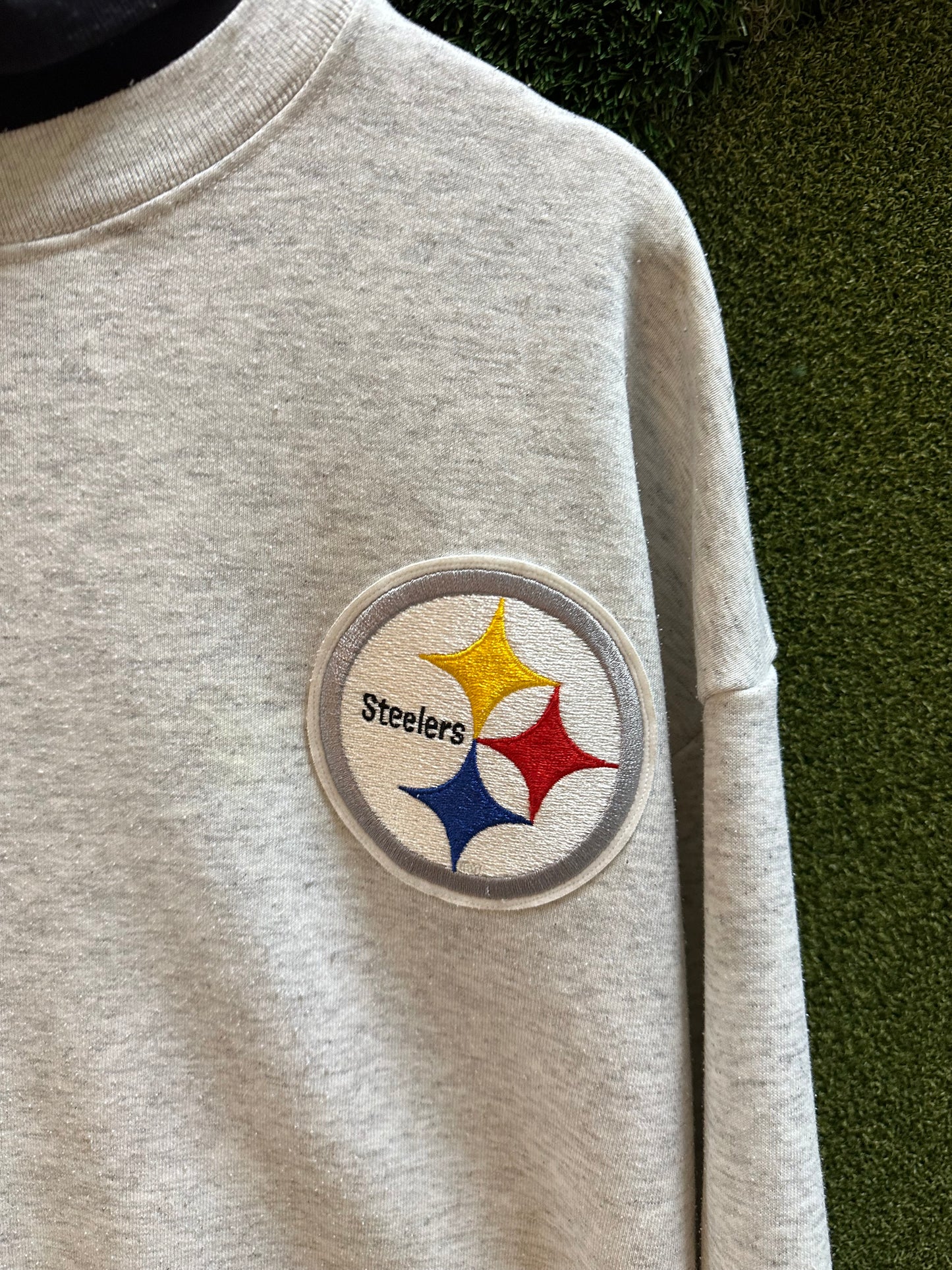 90s NFL Pittsburgh Steelers Turtleneck Crewneck - XL