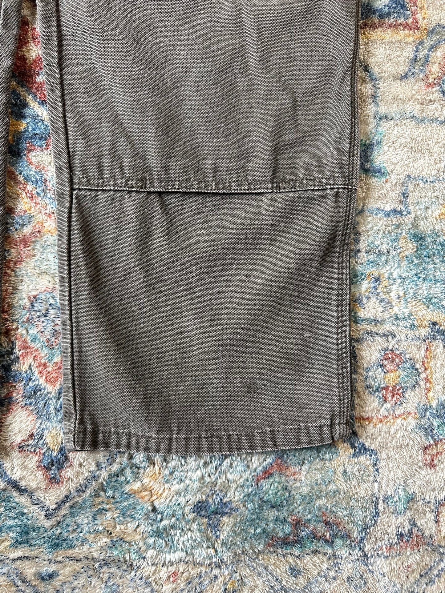 00s Dickies Green Double Knees Workwear Pants - 37