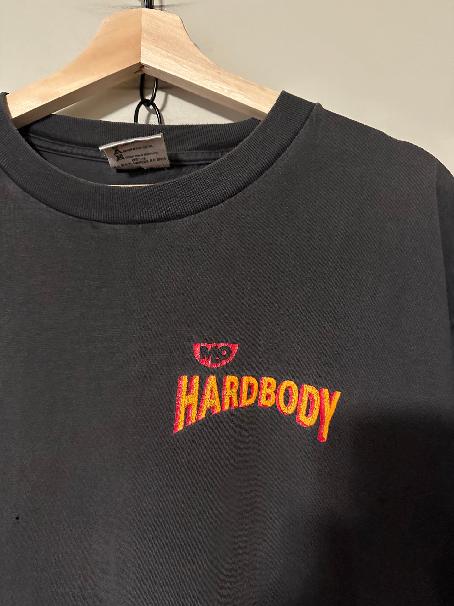 90s Hardbody Spellout T-shirt - XL