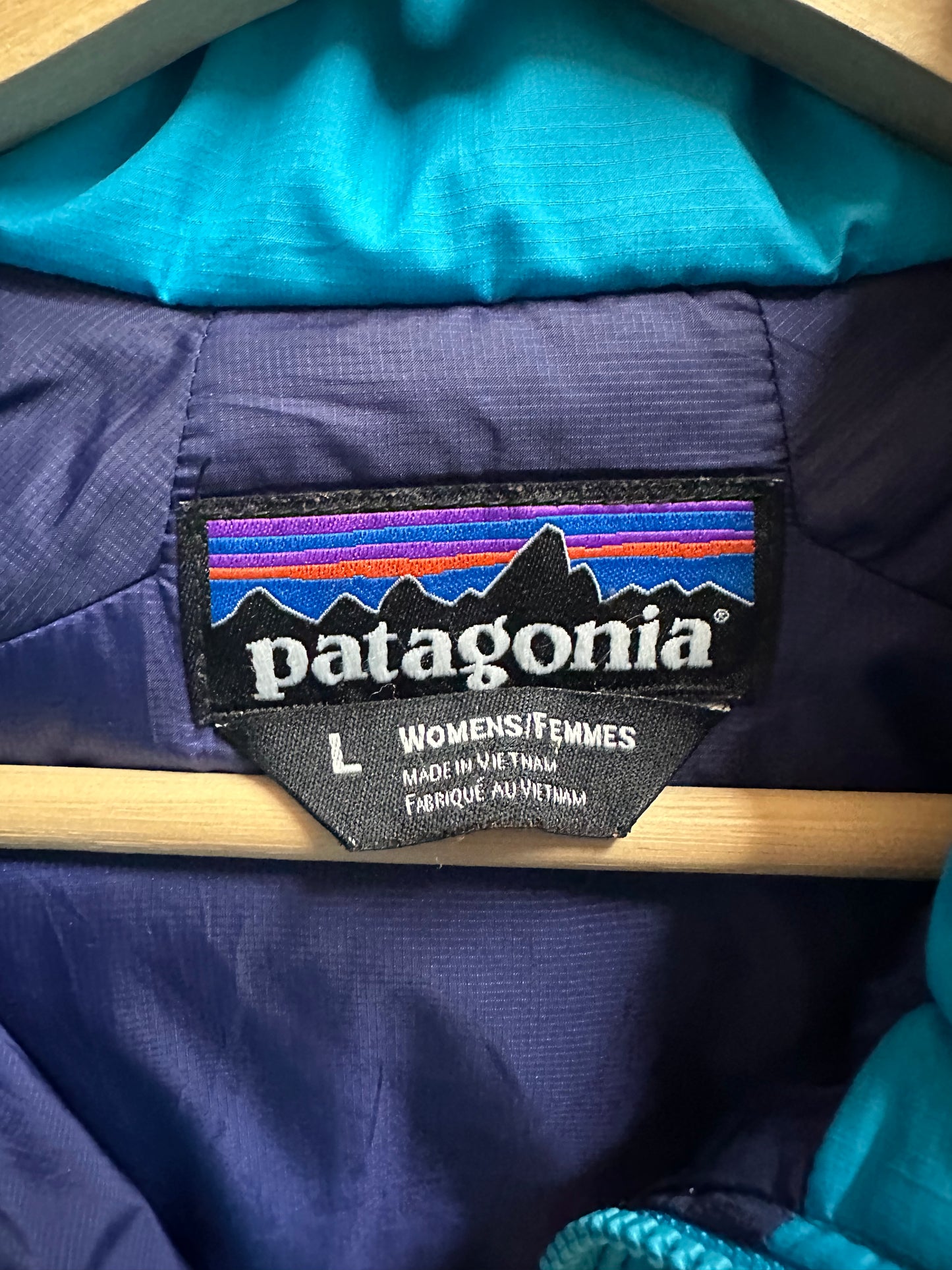 Patagonia Blue Micro Puff Jacket - L