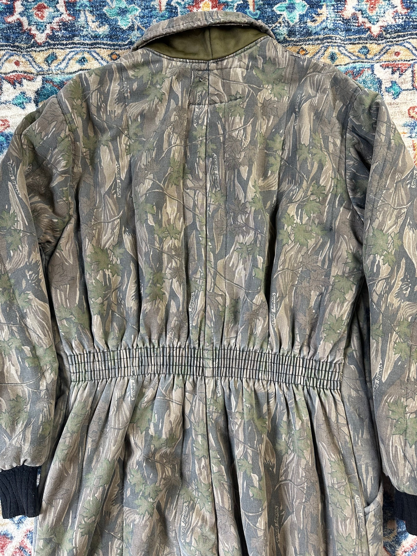 90s Smokey Branch Highland Mills Camouflage Jumpsuit - S