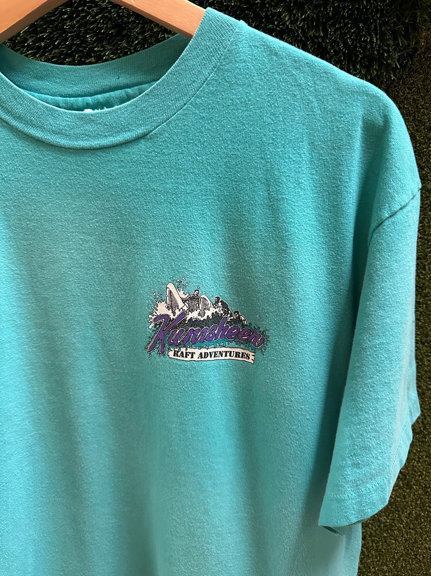 90s Kumsheen Raft Adventures T-shirt - L