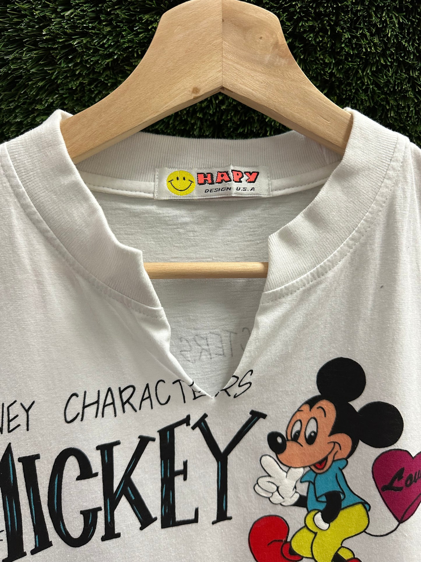 Vintage Mickey Minnie Mouse Love T-shirt - L