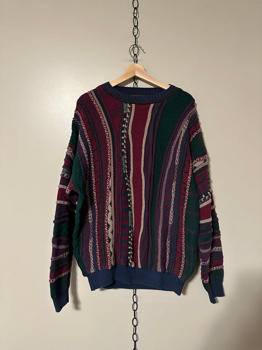 90s Tosani Cable Knit Sweater - L