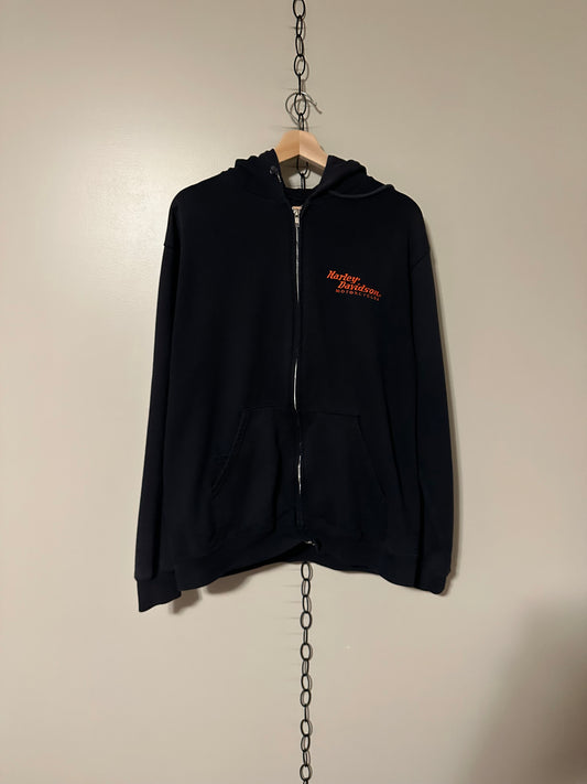 Harley Davidson Zip-up Hoodie - M