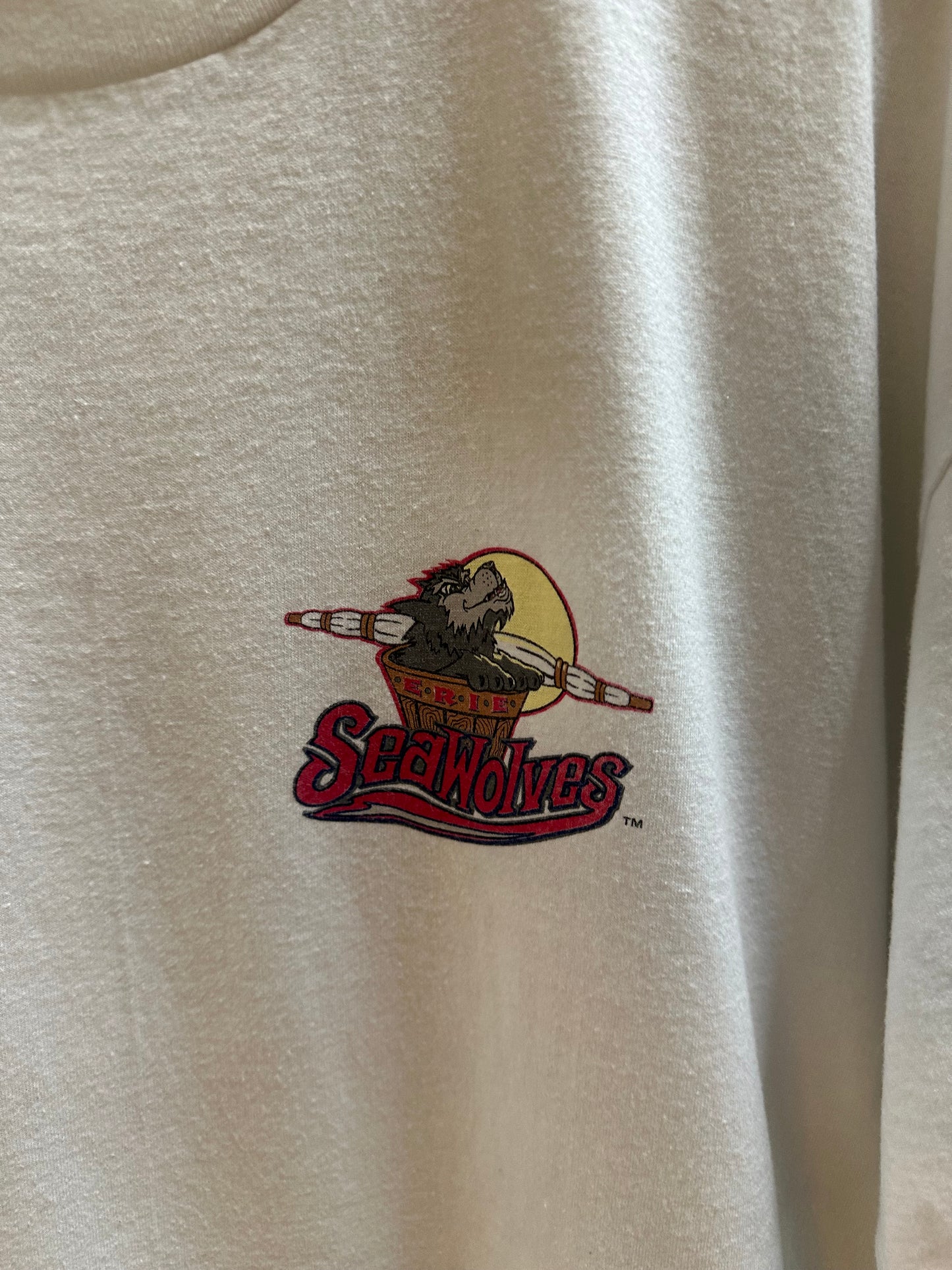 90s Erie Seawolves Inaugural Season T-shirt - XL