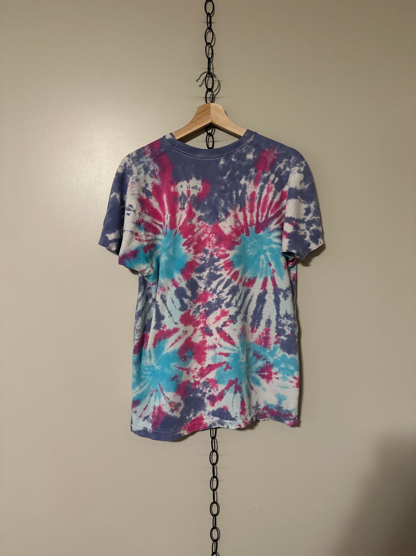 80s Tye-Dye T-shirt - L