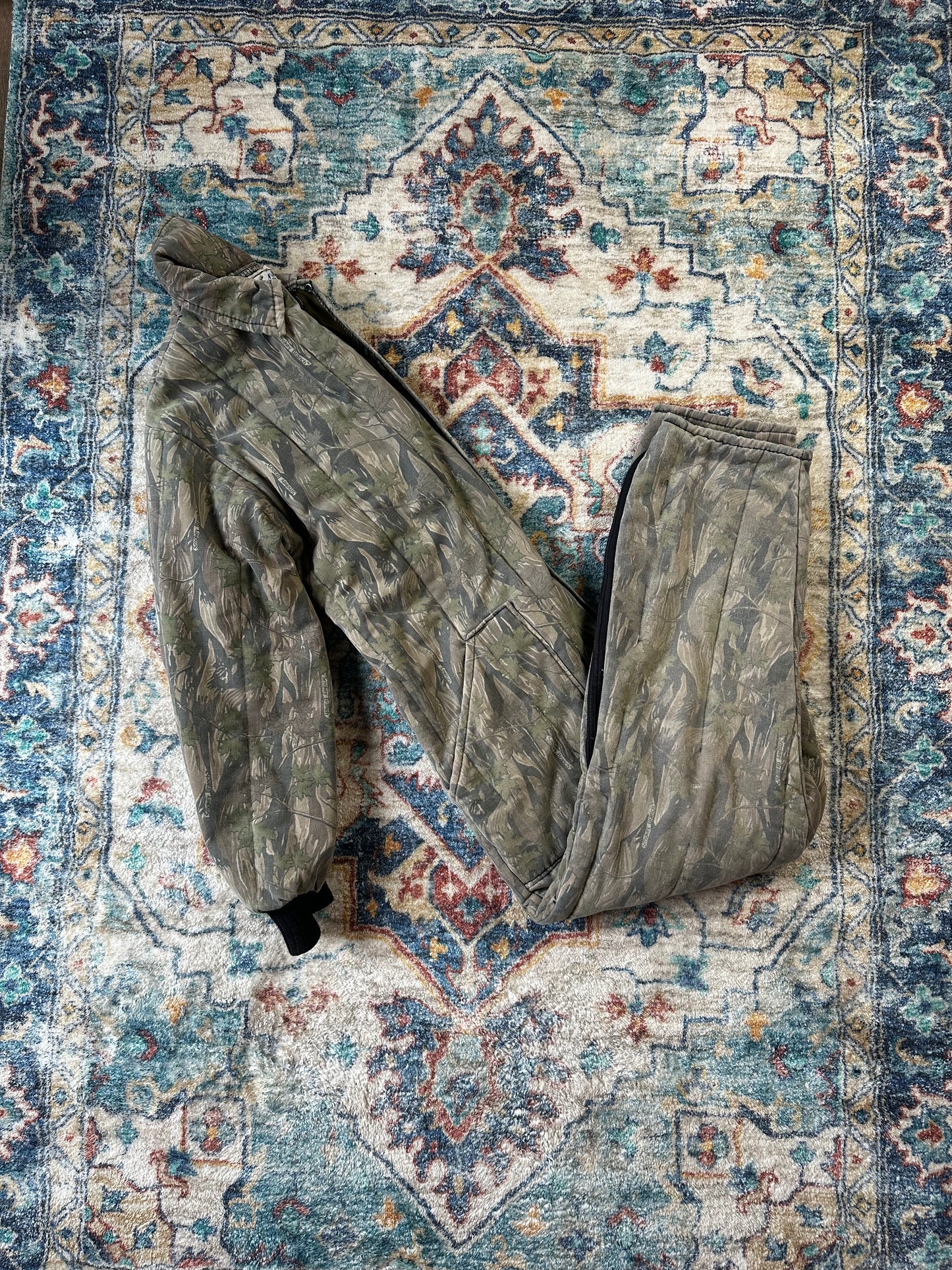 90s Smokey Branch Highland Mills Camouflage Jumpsuit - S