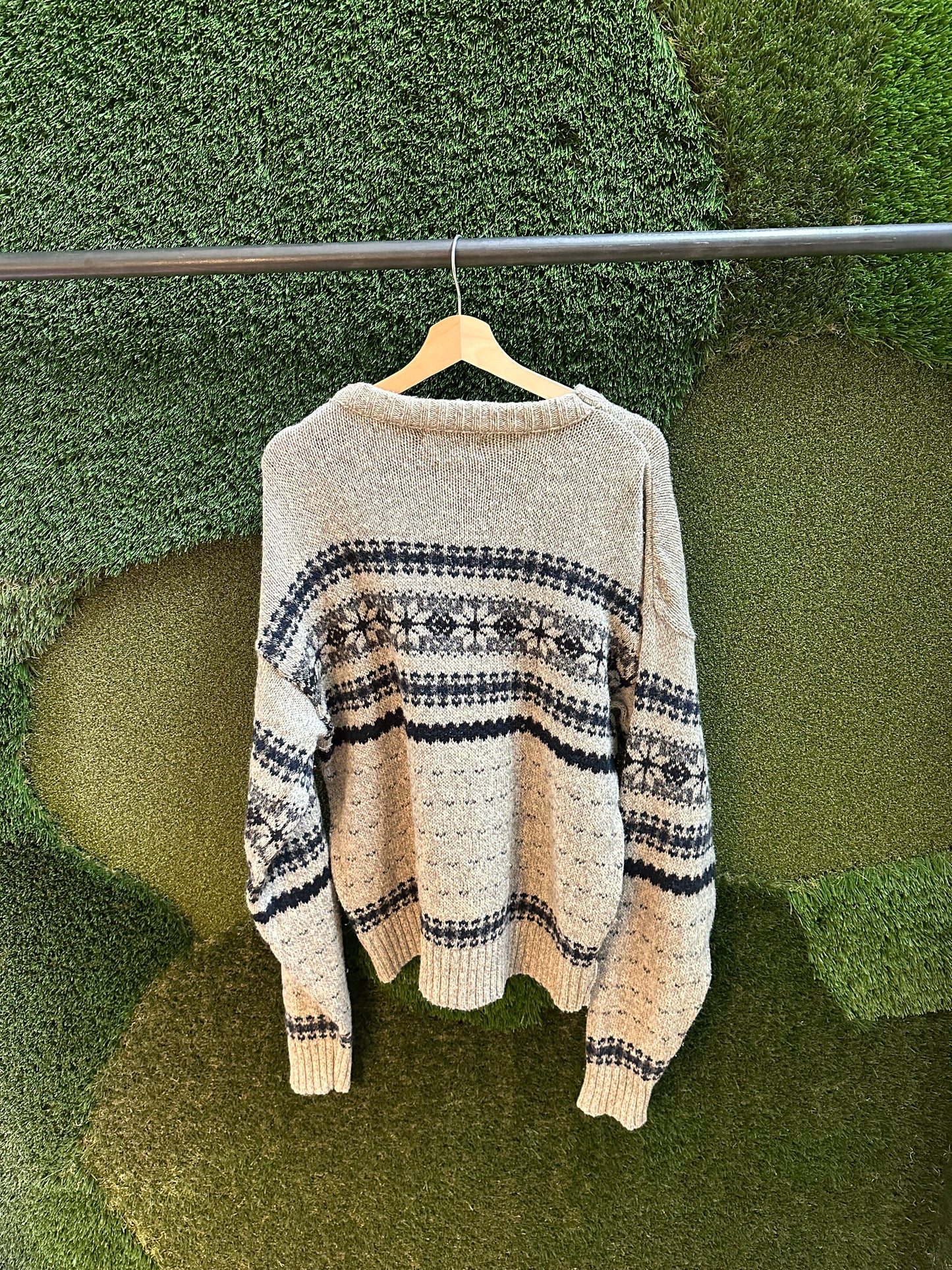 90s Eddie Bauer Striped Sweater - XL