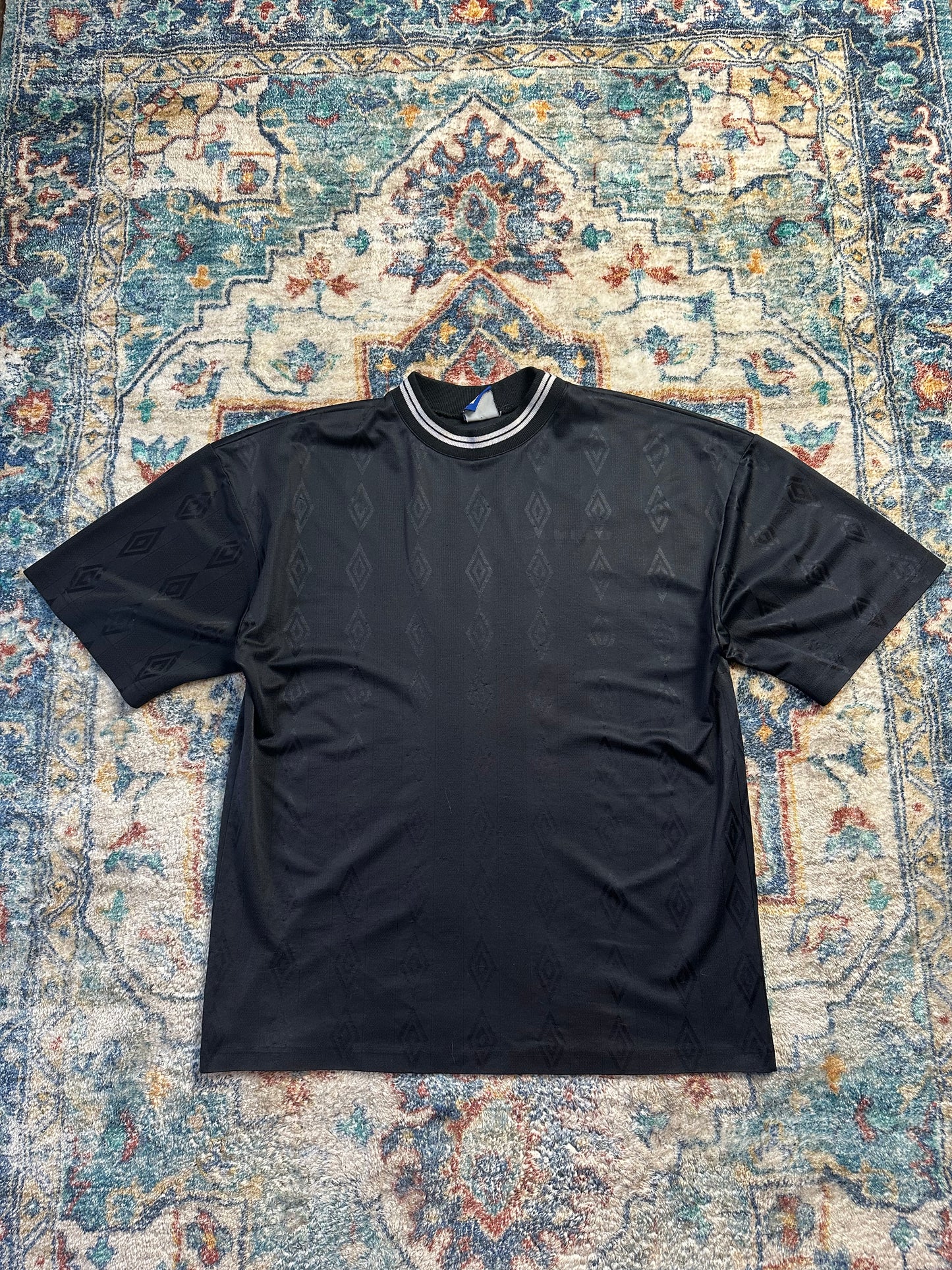 90s Umbro All Over Print Logo Jersey - L