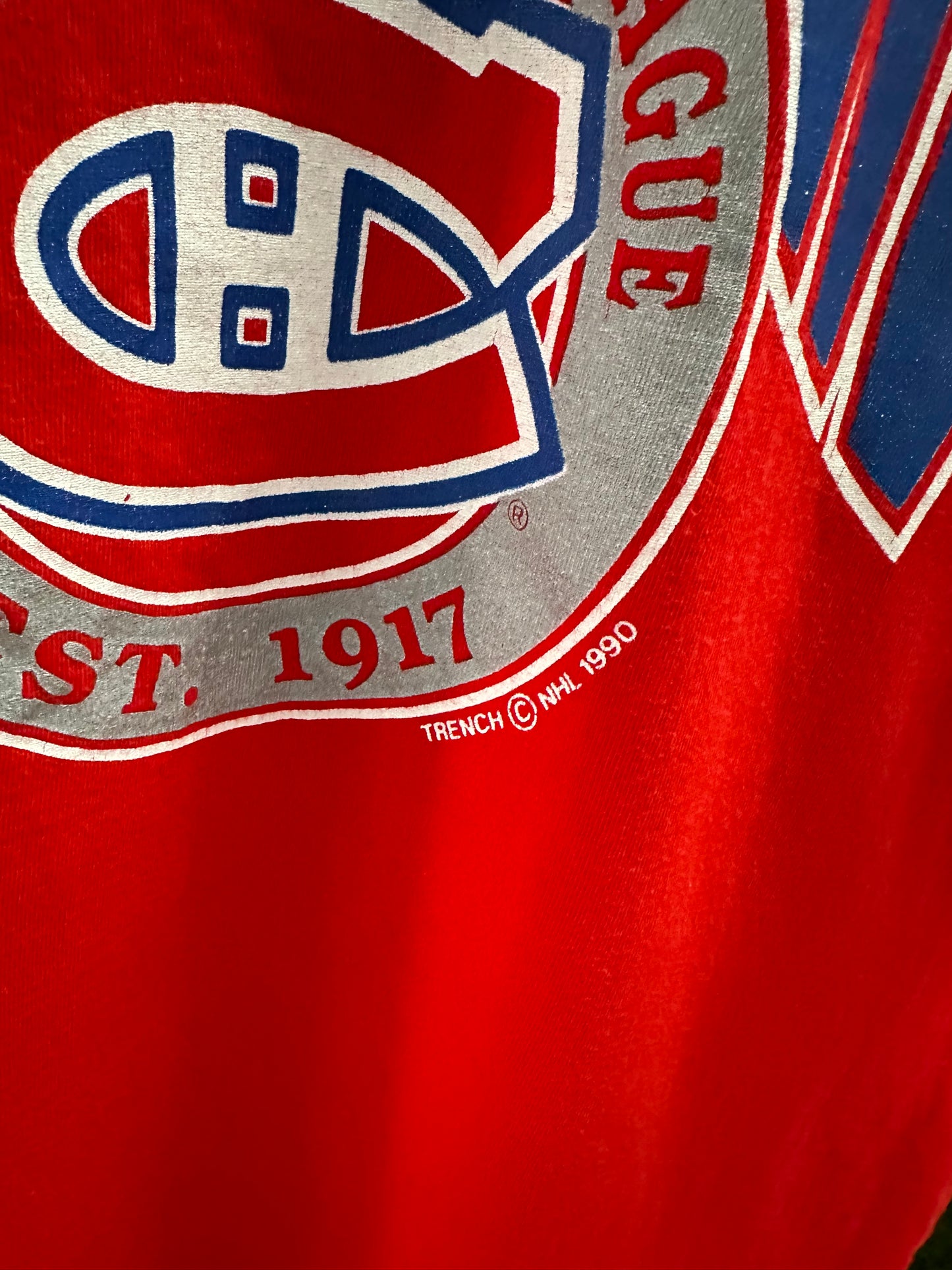 Vintage 1990 NHL Montreal Canadiens T-shirt - XL