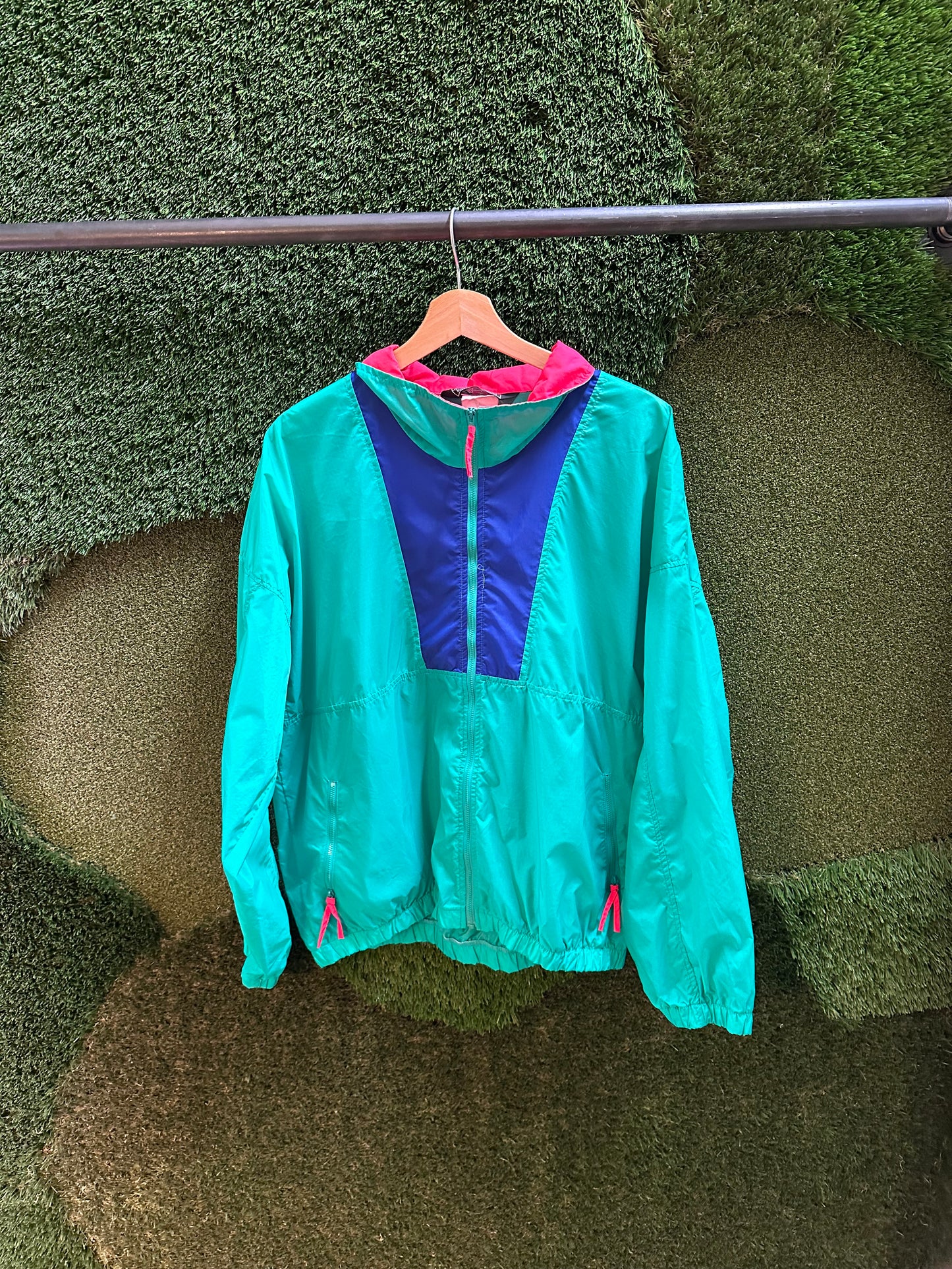 80s Misty Mountain Zip-up Light Jacket - S