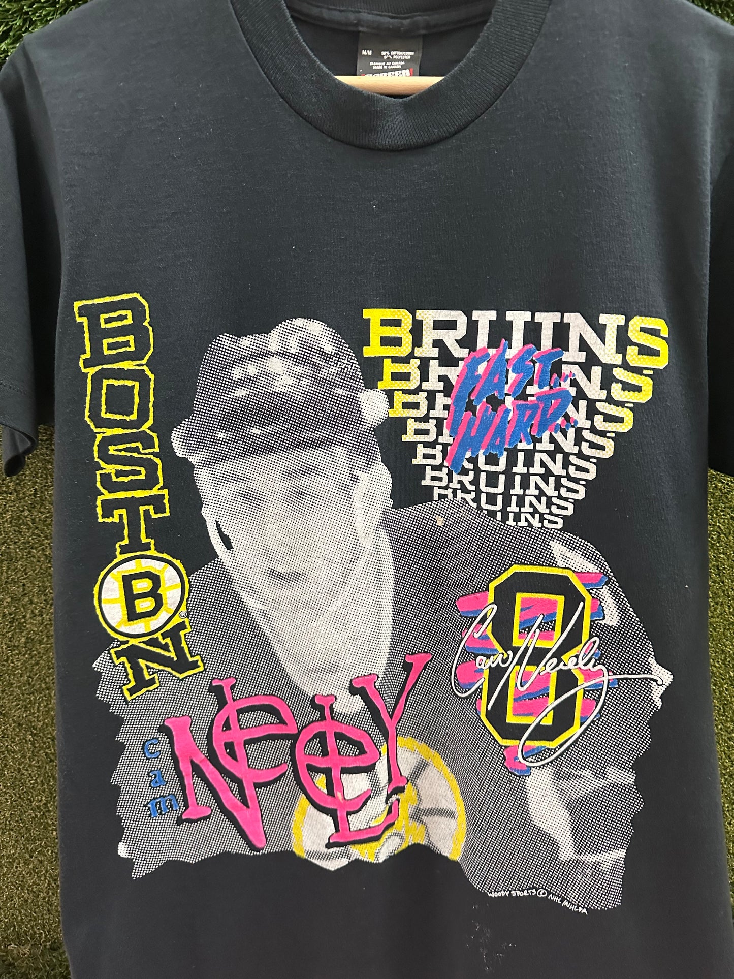 Vintage NHL Boston Bruins Cam Neely T-shirt - M